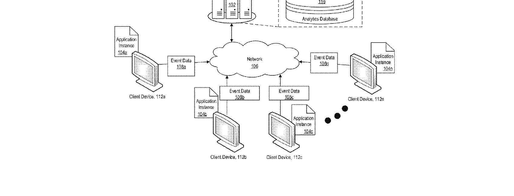 Figure for ANALYTICS DATABASE AND MONITORING SYSTEM FOR STRUCTURING AND STORING DATA STREAMS