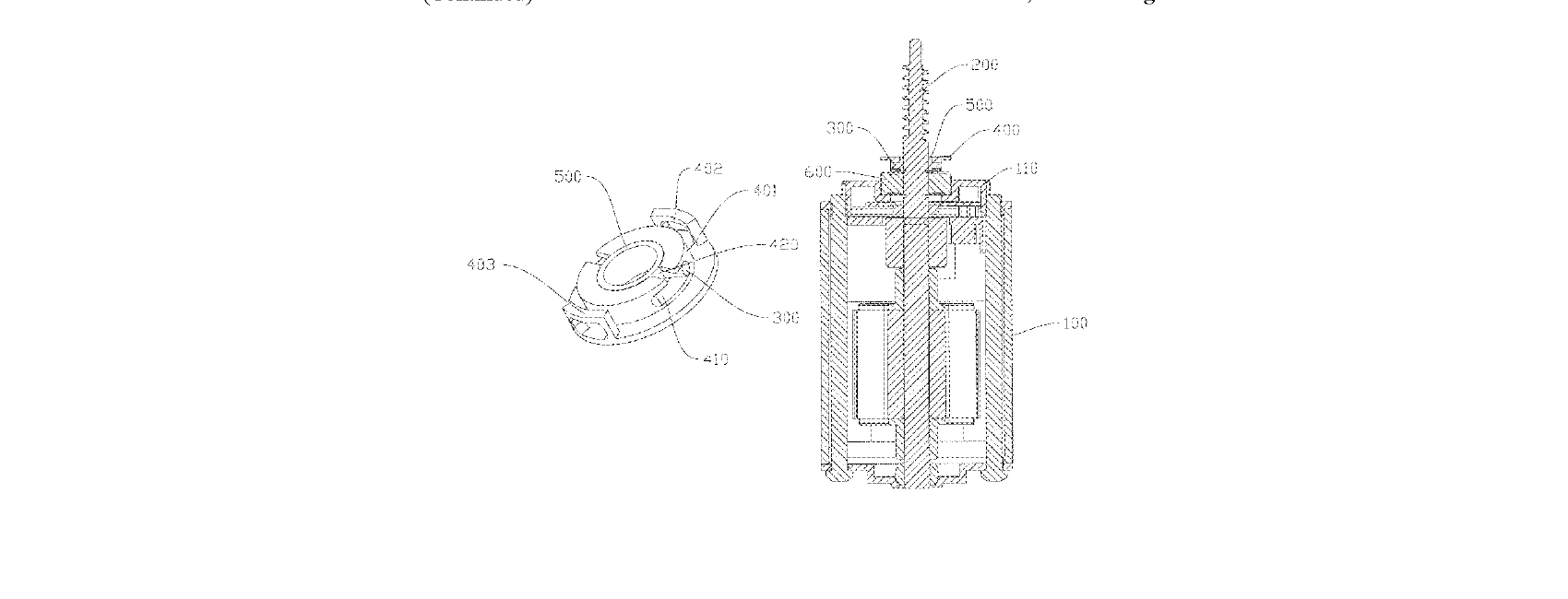 Figure for ROTATING SELF-LOCKING ACTUATOR