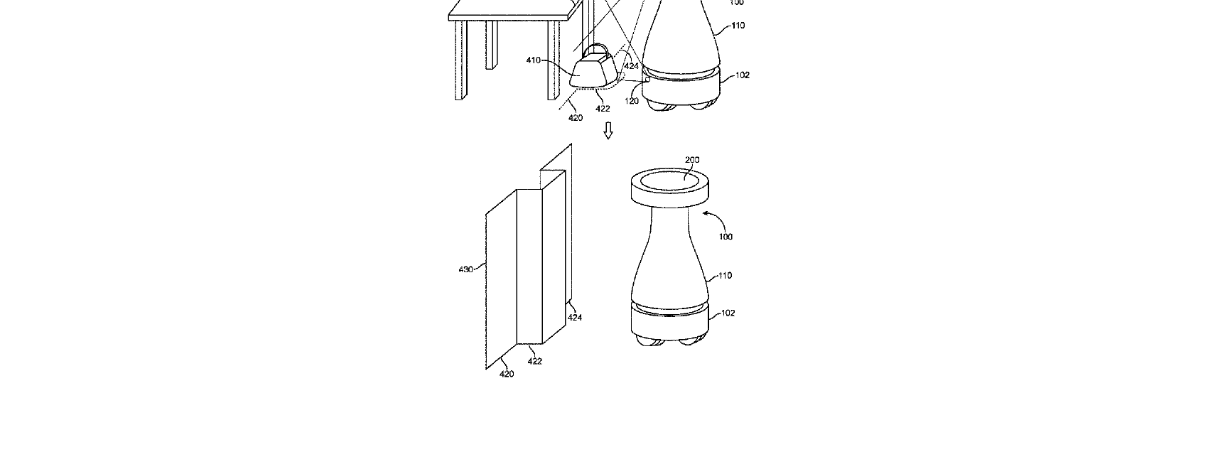 Figure for ROBOTS FOR SERVING FOOD AND/OR DRINKS