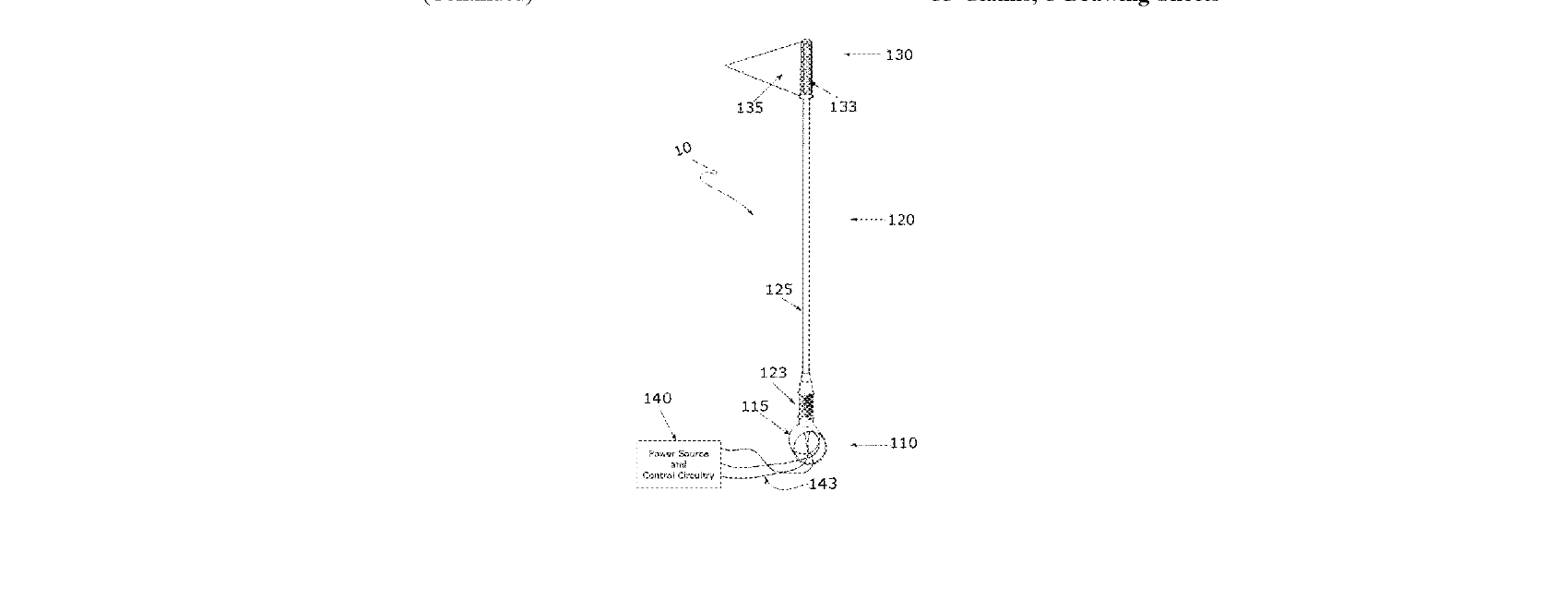 Figure for Signaling device and system for increasing visibility of a mobile robot