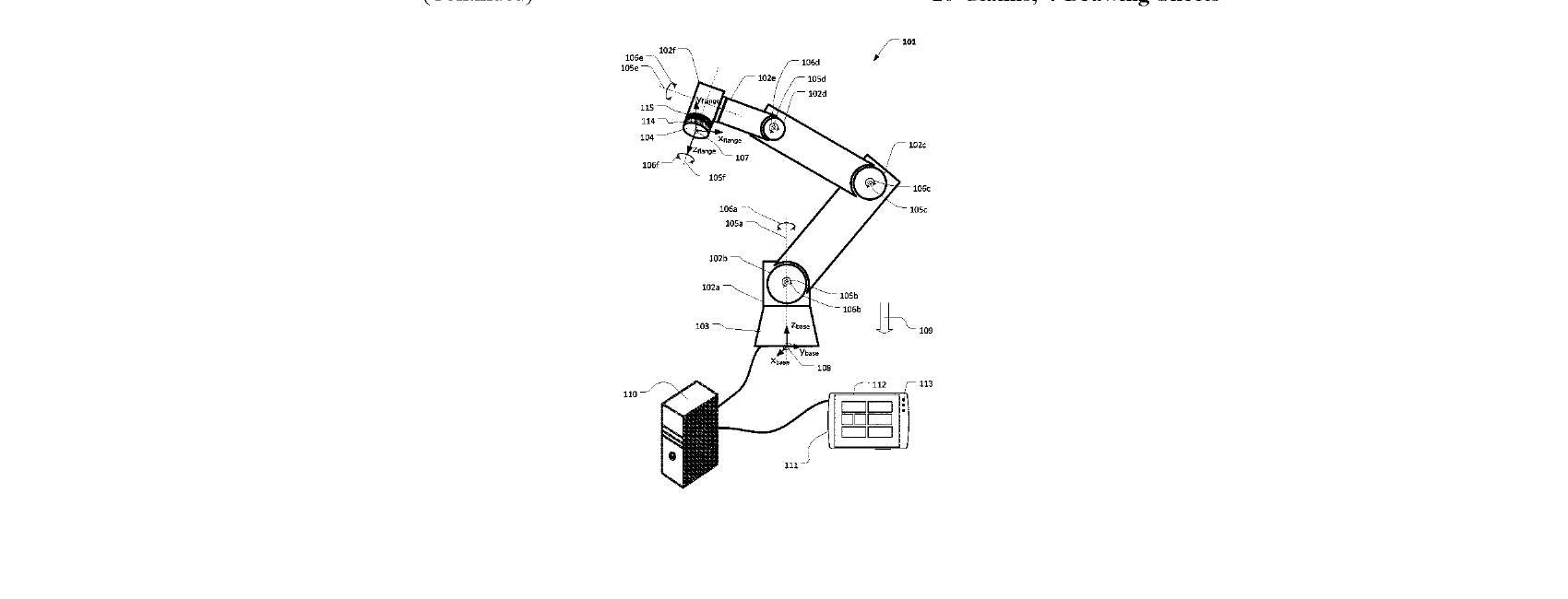 Figure for MAINTAINING FREE-DRIVE MODE OF ROBOT ARM FOR PERIOD OF TIME