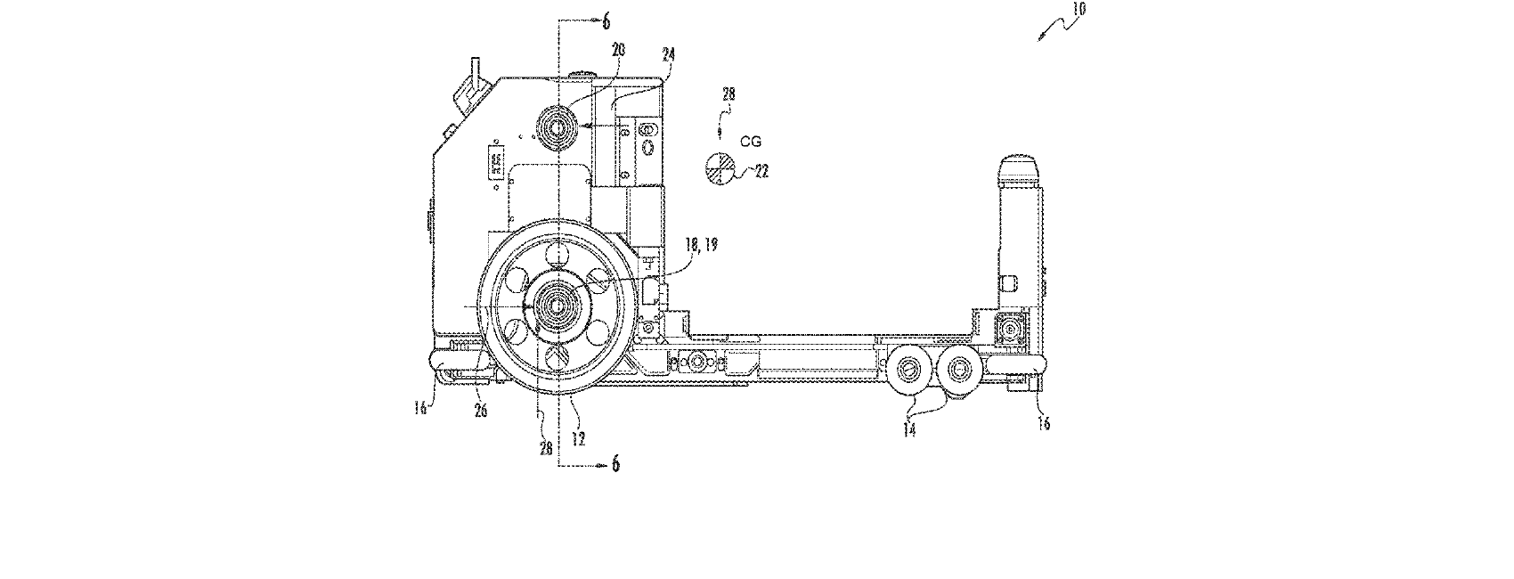 Figure for CLIMBING ROBOT WITH COMPLIANT PINION DRIVE