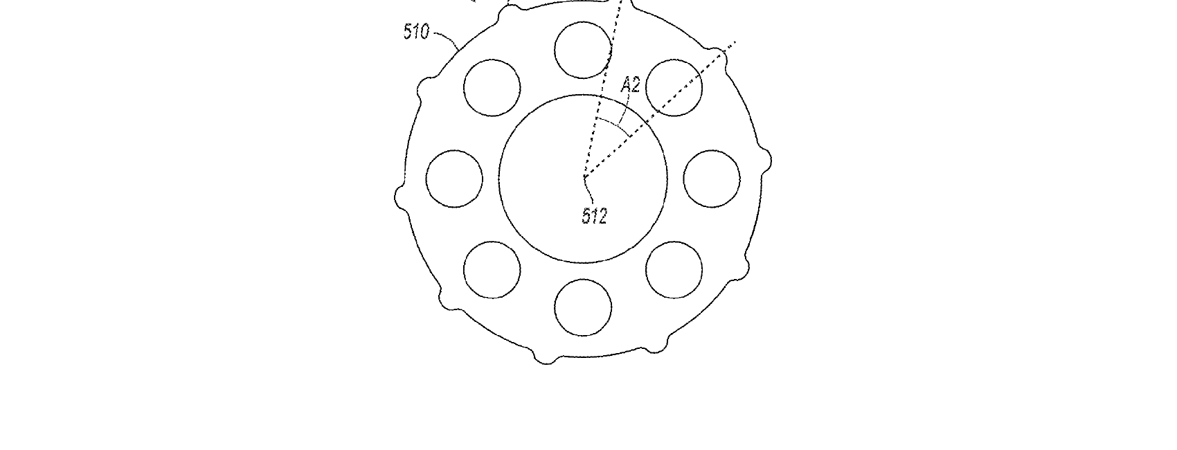 Figure for CYCLOID GEAR ASSEMBLY WITH ALTERNATING CONTACT BETWEEN TRANSFER MEMBERS AND PINS AND RELATED TECHNOLOGY