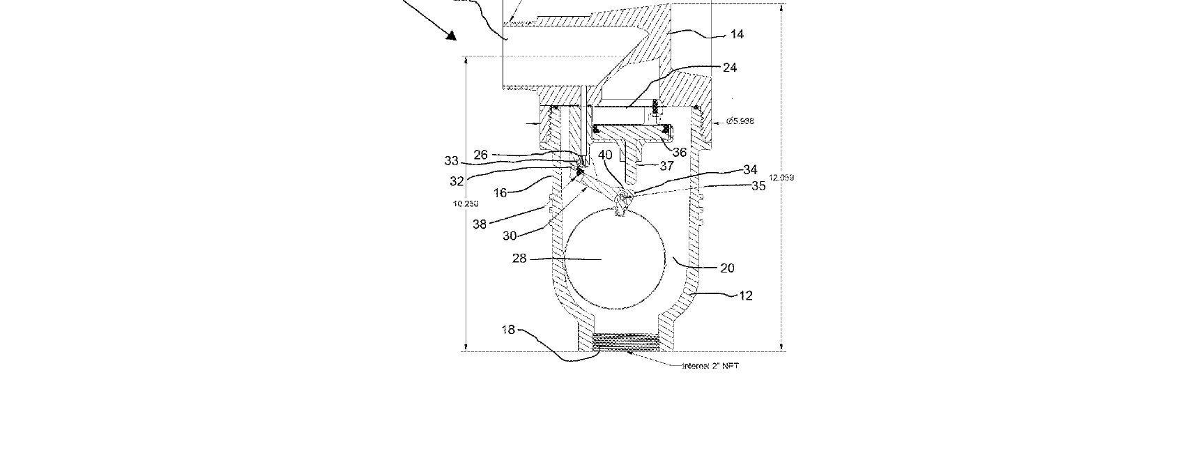 Figure for COMBINATION AIR VALVE