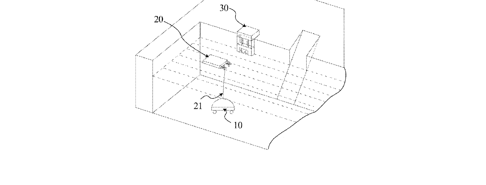 Figure for SWIMMING POOL CLEANING SYSTEM AND CONTROL METHOD THEREOF