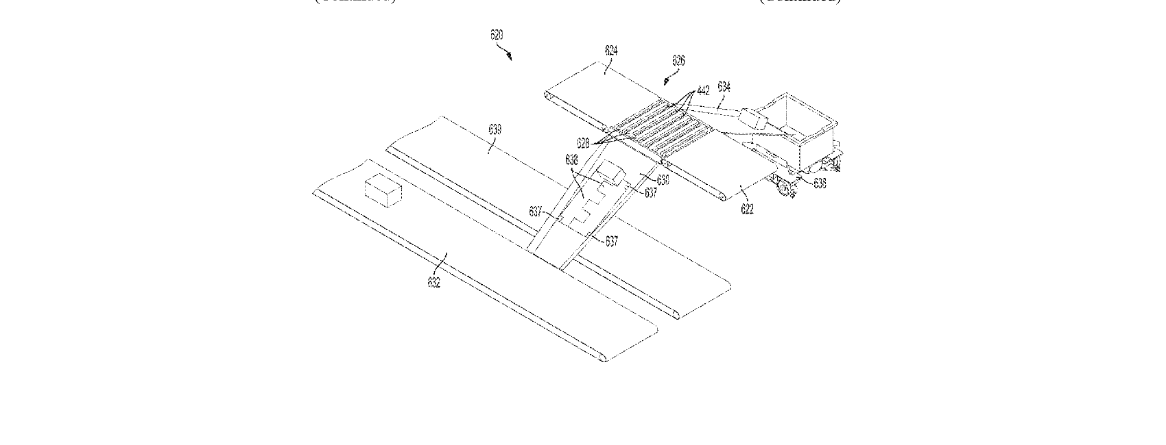 Figure for SYSTEMS AND METHODS FOR SEPARATING OBJECTS USING DROP CONVEYORS WITH ONE OR MORE OBJECT PROCESSING SYSTEMS