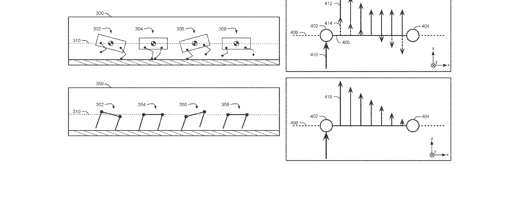 Figure for CONTROL OF ROBOTIC DEVICES WITH NON-CONSTANT BODY PITCH