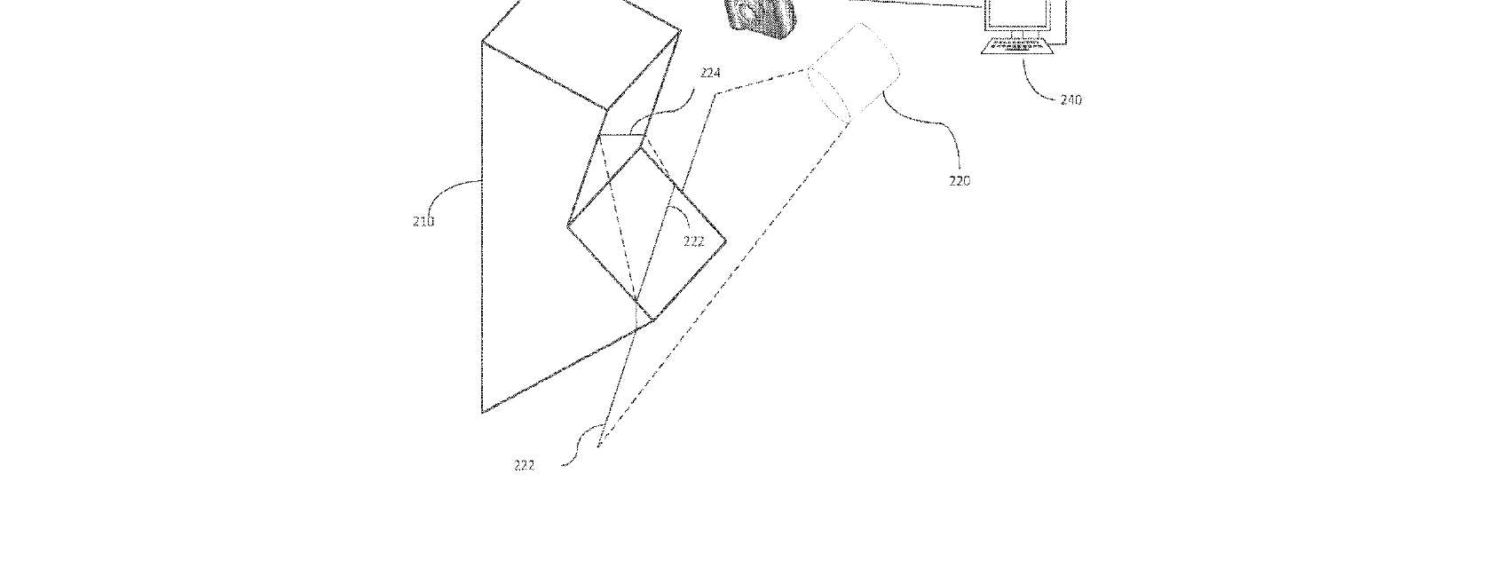 Figure for REFLECTION REFUTING LASER SCANNER